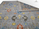 Afghan Oushak (10x14) gray