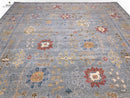 Afghan Oushak (10'00"x14'04") gray