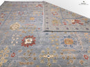Afghan Oushak (10'00"x14'04") gray