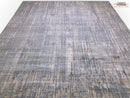 Carved, Contemporary Tibetan-Style 12x15 (blue/gray)
