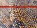 Durva Grass Design (10'01"x14'03") copper/blue-gray