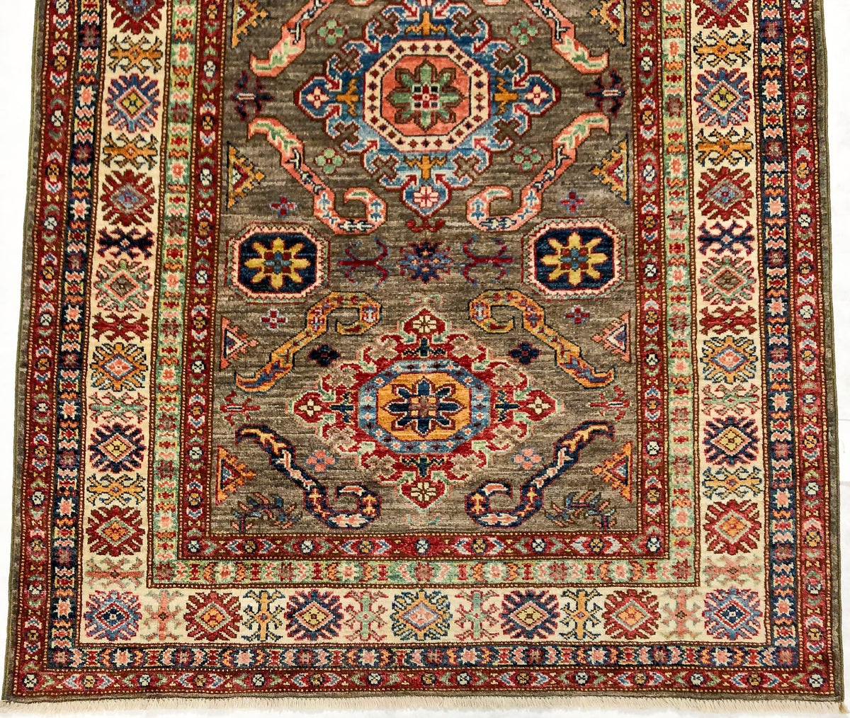 Super Kazak (4x6) gray/ivory, photo 2 of 9