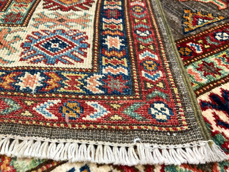 Super Kazak (4x6) gray/ivory, photo 5 of 9