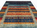 Khorjin/Gabbeh (9'00"x11'09") blue/multicolor
