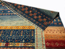 Khorjin/Gabbeh (9'00"x11'09") blue/multicolor