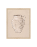 Vase Drawing Sepia