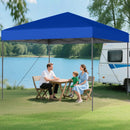 10 X 10 Feet Pop up Canopy Tent with Portable Carrying Bag and 8 Stakes by LJGDeals