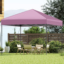 10 X 10 Feet Pop up Canopy Tent with Portable Carrying Bag and 8 Stakes by LJGDeals