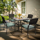 Weave Outdoor Dining Set, 5-Piece