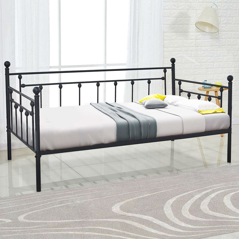 Twin size Classic Black Metal Daybed Frame, photo 3 of 3