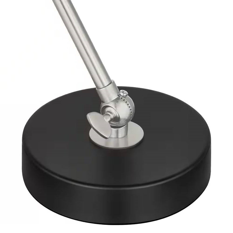 Simple Modern Metal Desk Light Table Lamp with Black Shade and Adjustable Tilt, photo 3 of 5