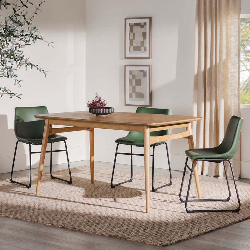 Mid-Century Taberu Modern Wood Dining Table