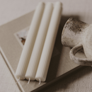 Fluted Taper Candles - Set of 3 by Sweet Water Decor