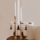 Cream Tree Taper Candles - Set of 2 by Sweet Water Decor