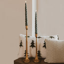 Green Tree Taper Candles - Set of 2 by Sweet Water Decor