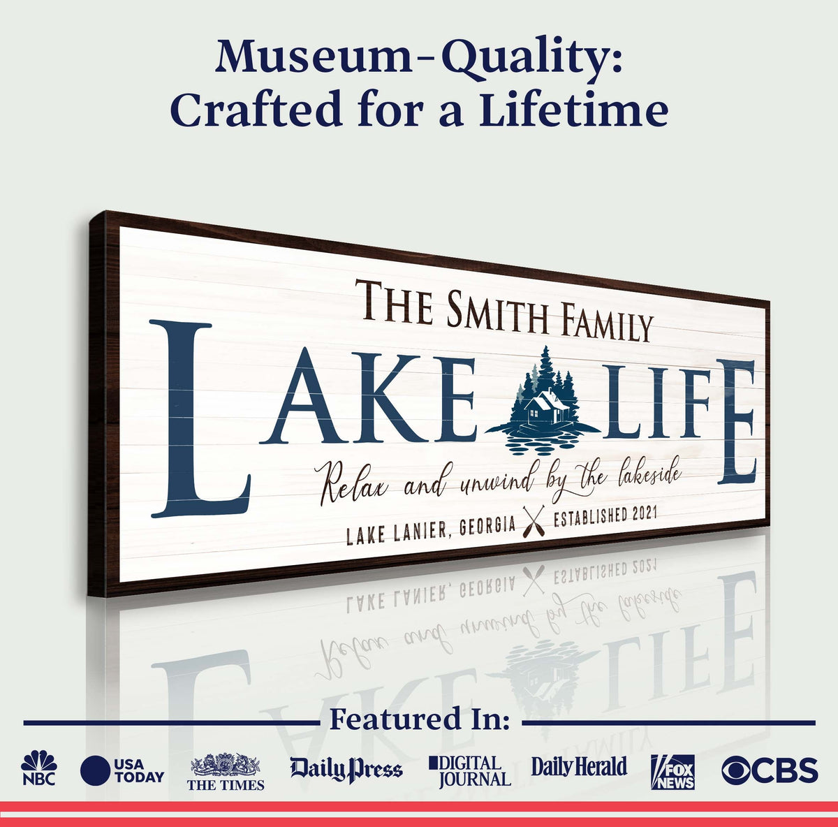 Personalized Lake Life Sign, photo 8 of 8