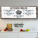 If You Cook It, Share It Kitchen Rules Sign