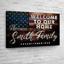 Welcome To Our Home Sign III