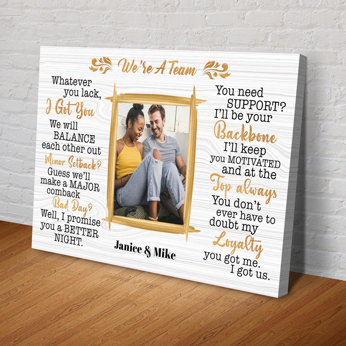 We're A Team Couple Sign IV, photo 2 of 6