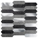 Gray 12x12 Brick Honed PVC Peel & Stick Tile (10 pack, 10 sq ft/case) - Sample