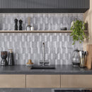 Gray 12x12 Honed Brick PVC Peel & Stick Tile (10 pack, 10 sq ft/case)