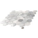 Grey 12x12 Matte Hexagon Glass Mosaic Tile (10 pack, 9.6 sq ft/case)