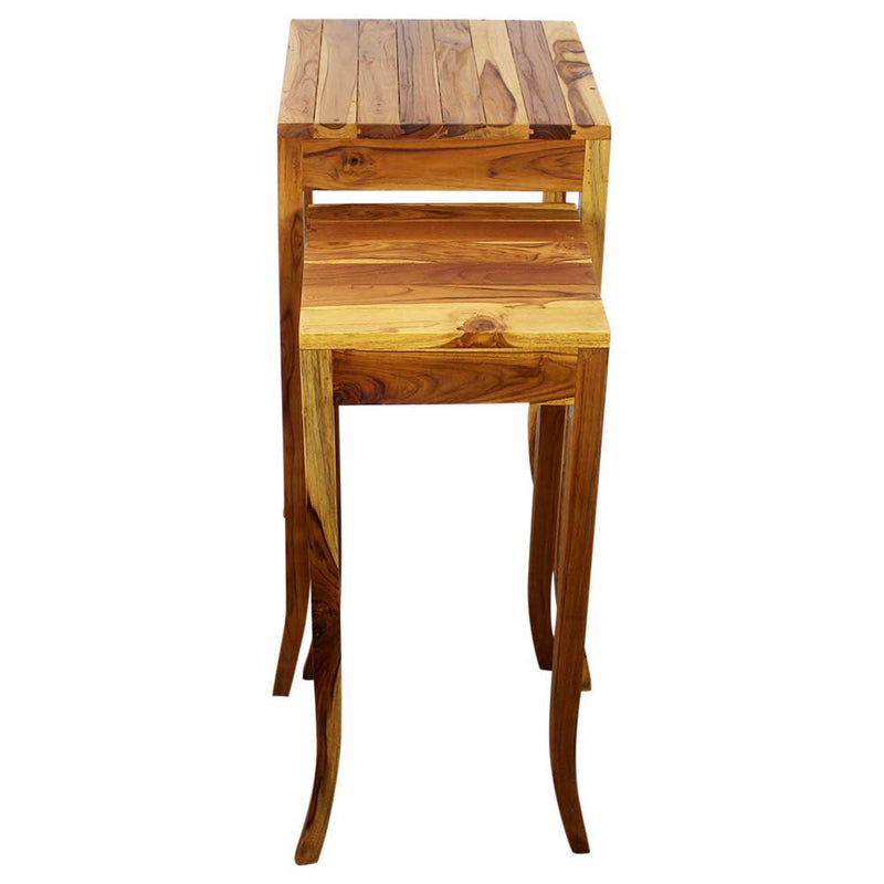 Haussmann® Teak Curved Table Set 1330-1634 Oak Oil