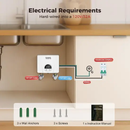 Camplux On Demand Hot Water Heater Electric 120V - 3.5kW | White by Camplux