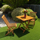 Telluride Teak Outdoor Patio Folding Chair
