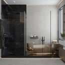 Warm Gray with Gold Flecks 24x48 Matte Square Porcelain Large Format Tile (2 pack, 15.49 sq ft/case)