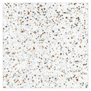 Bright White with Multi flecks 24x24 Matte Square Porcelain Large Format Tile (4 pack, 15.93 sq ft/case) by Apollo Tile