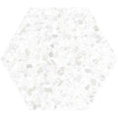 White 8x9 Matte Hexagon Porcelain Tile (25 pack, 9.93 sq ft/case)