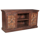 2 Door Open Shelf Media Console