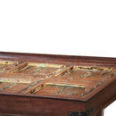 1900s Antique Door Top Solid Wood Dining Table