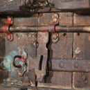 1800s Antique Teak Wood Carved Indian Door