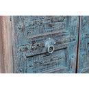 1900s Antique Door Repurposed 105" Long Sideboard Credenza