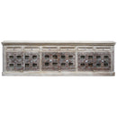 1800s Antique Door 131 Inches Extra Long Solid Wood Sideboard