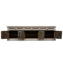 1800s Antique Door 131 Inches Extra Long Solid Wood Sideboard