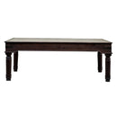 1800s Teak Wood Door 8- Seater Dining Table With Colored Patina