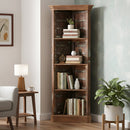 1900s Teak Wood Door Repurposed Eclectic Corner Display Unit