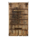 1900s Antique Teak Wood Door In Natural Finish