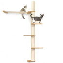 The Crow's Nest - A Wall Cat Scratcher with Hammock