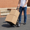 Heavy Duty Hand Truck Dolly with Dual Foldable Nose Plates