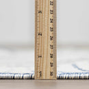 Thebarton Coastal Blue Palm Area Rug