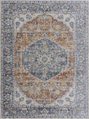 Rust Hiti Washable area rug - Clearance