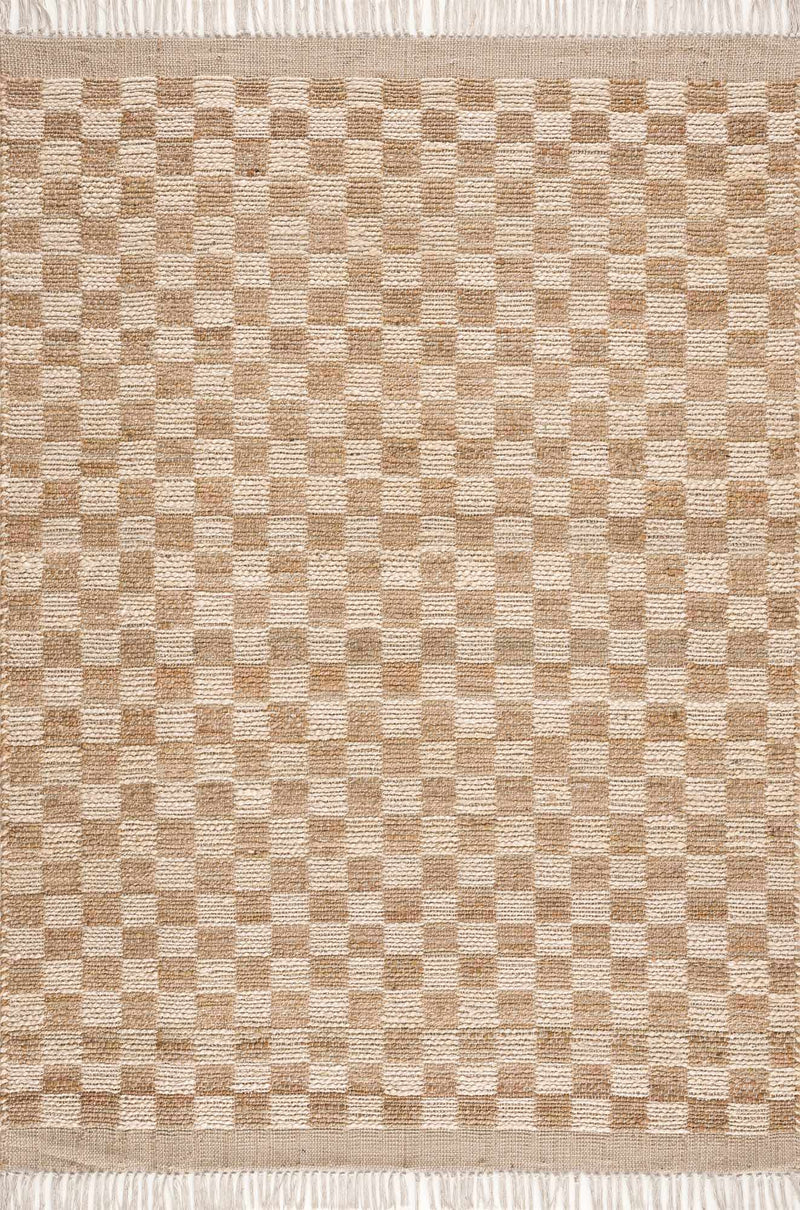 Ionut Checkered Jute Rug