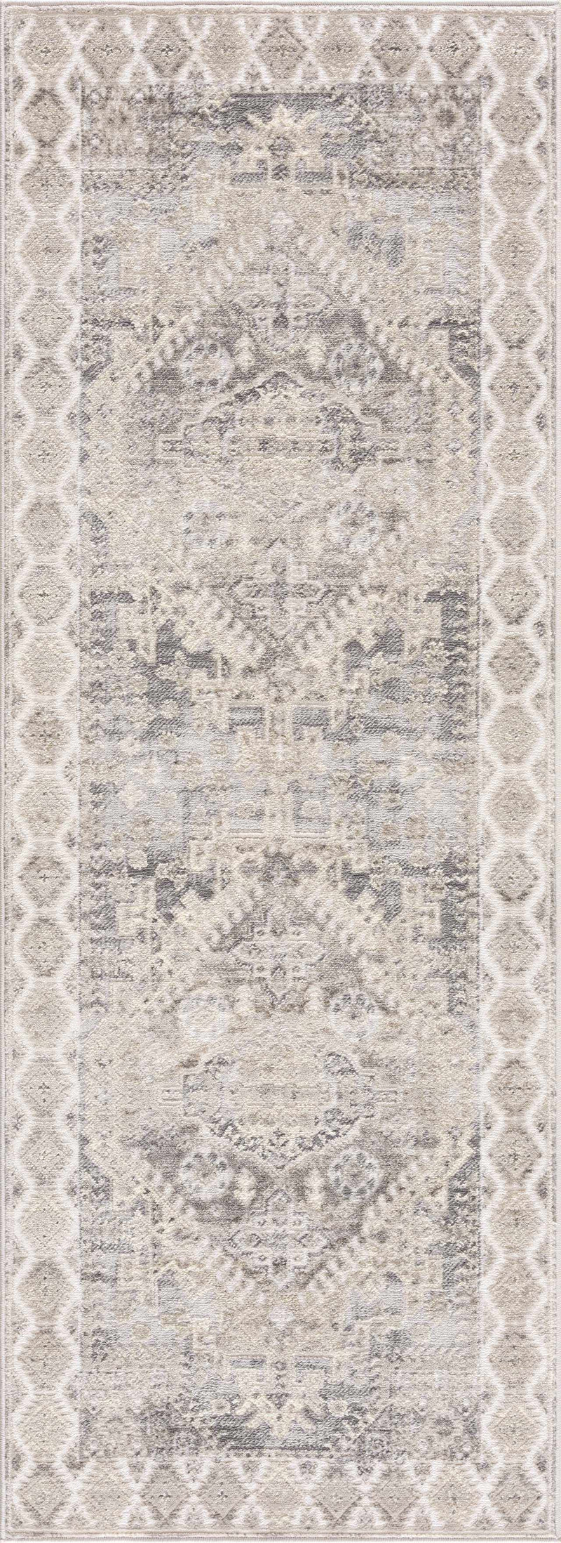 Brend Taupe Medallion Area Rug