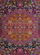 Burnt Orange Ojus Area Rug