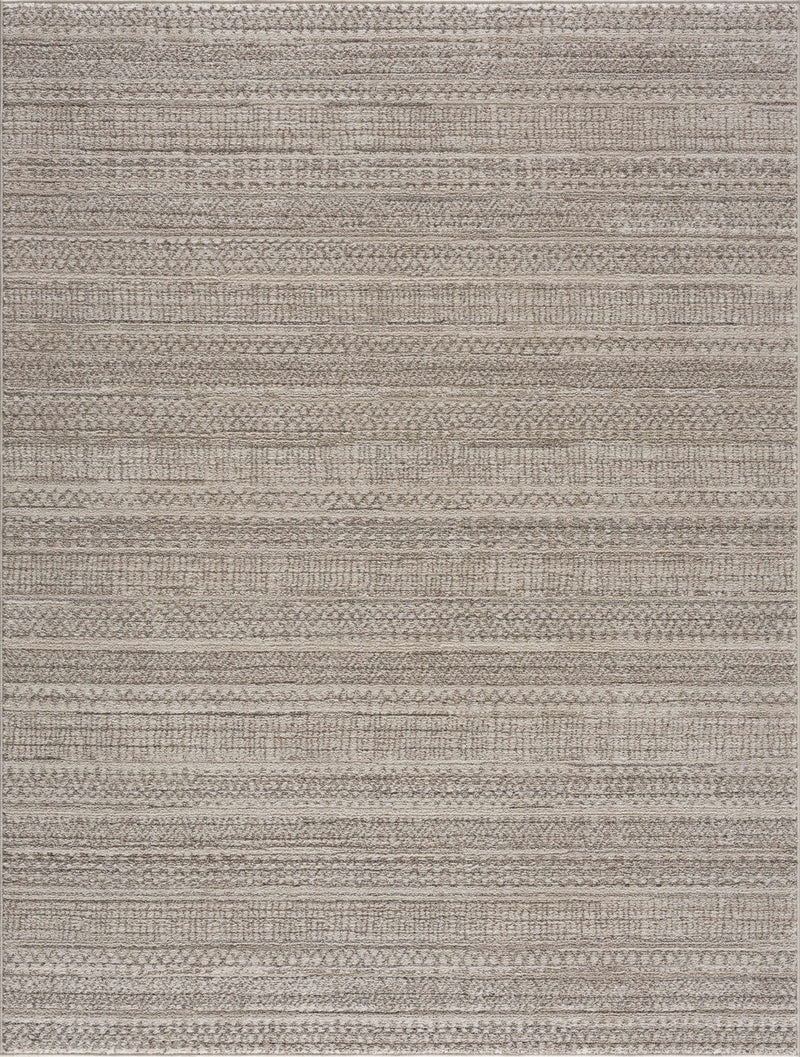 Nate Beige Tribal High Pile Carpet