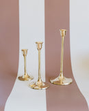 Brass Candle Holders by Galley & Fen